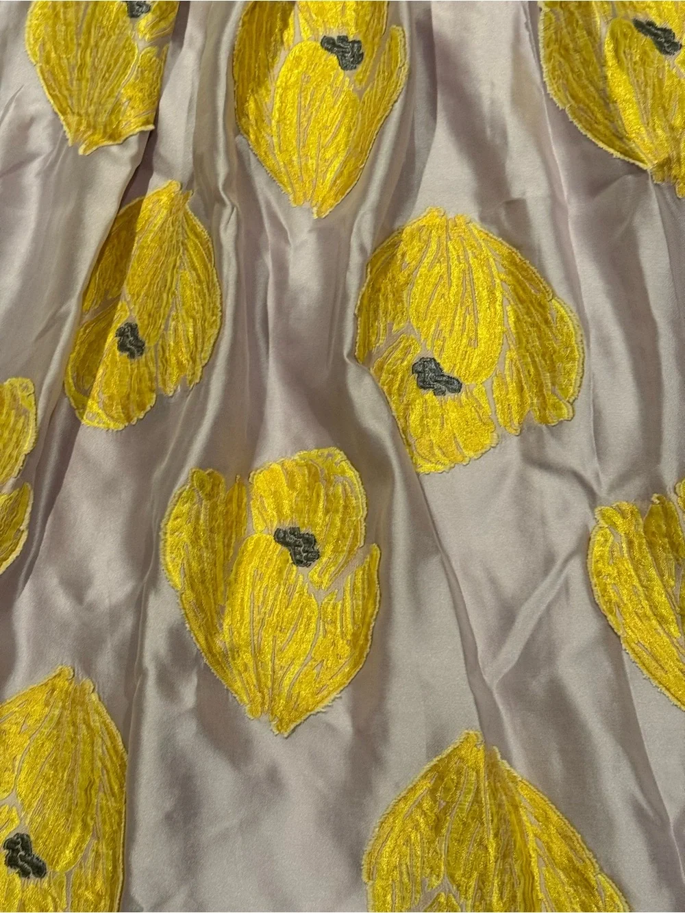 SUNO Crocus Jacquard Floral Midi Skirt – Size 6